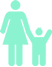 adult holding child hand icon png